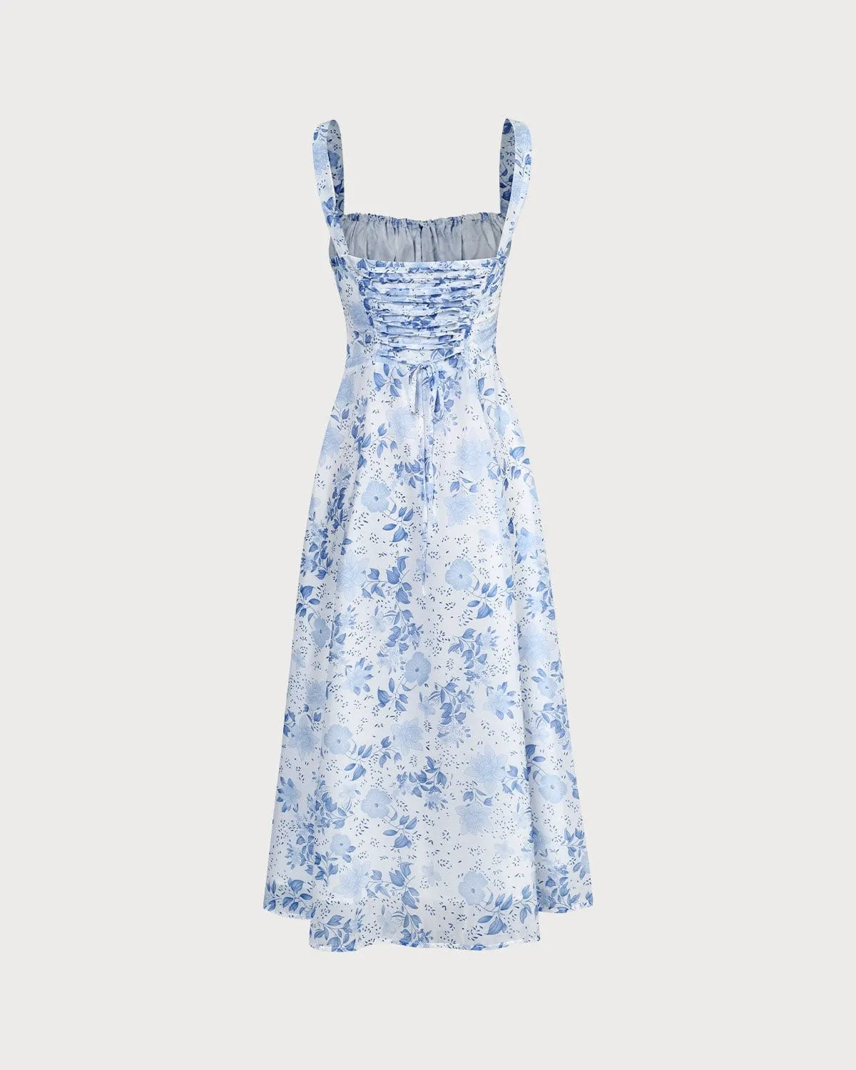 Kalika - Elegant Floral Print Woman's Dress