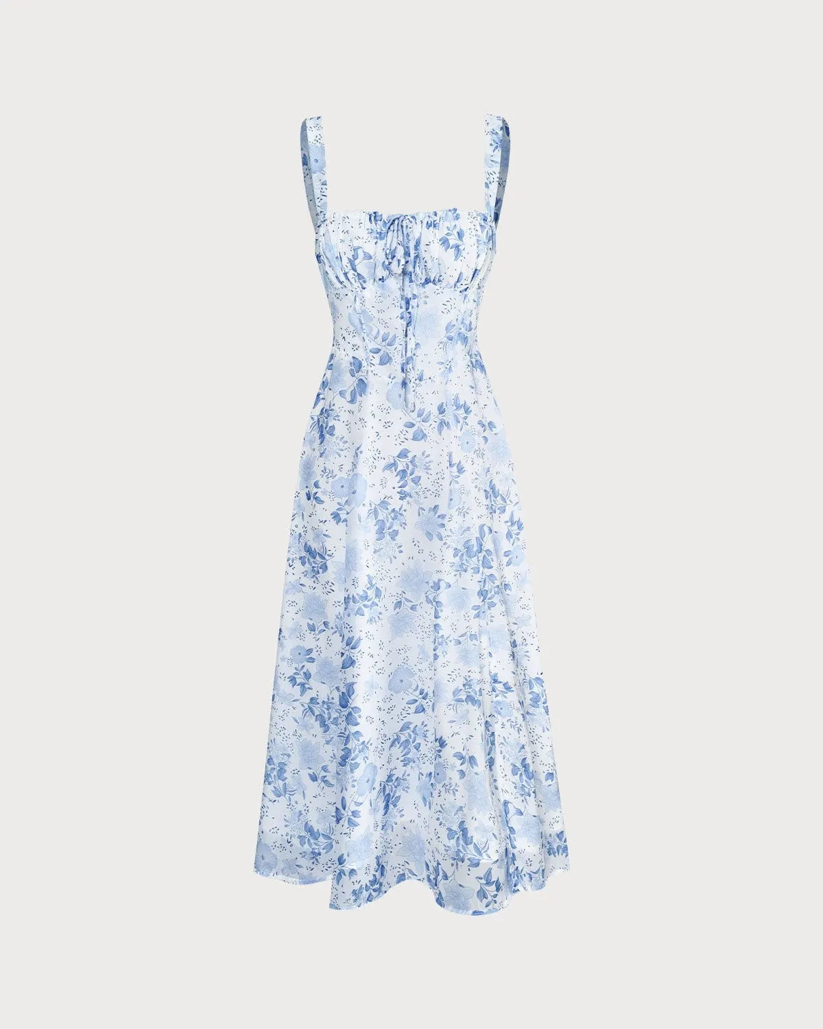Kalika - Elegant Floral Print Woman's Dress