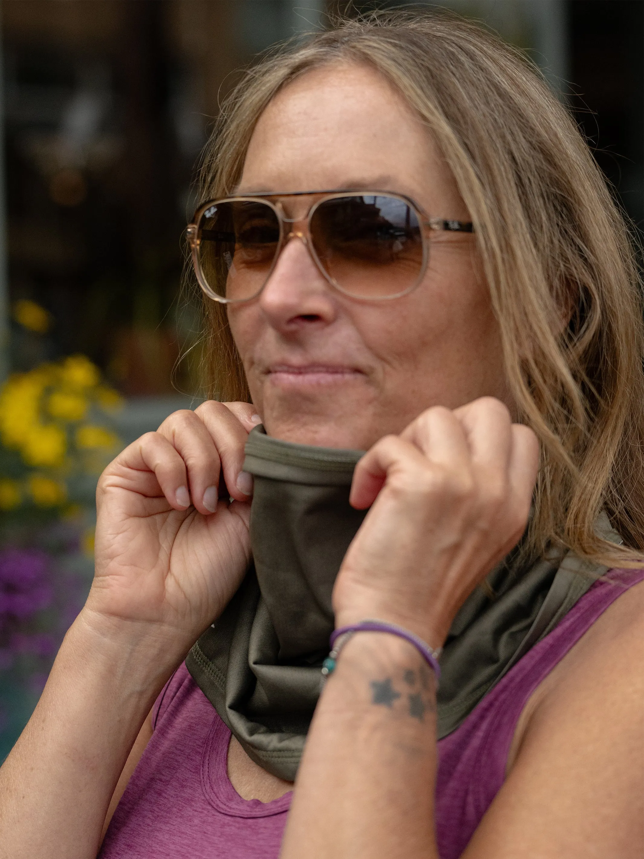 Khaki Olive | Sun Scarf