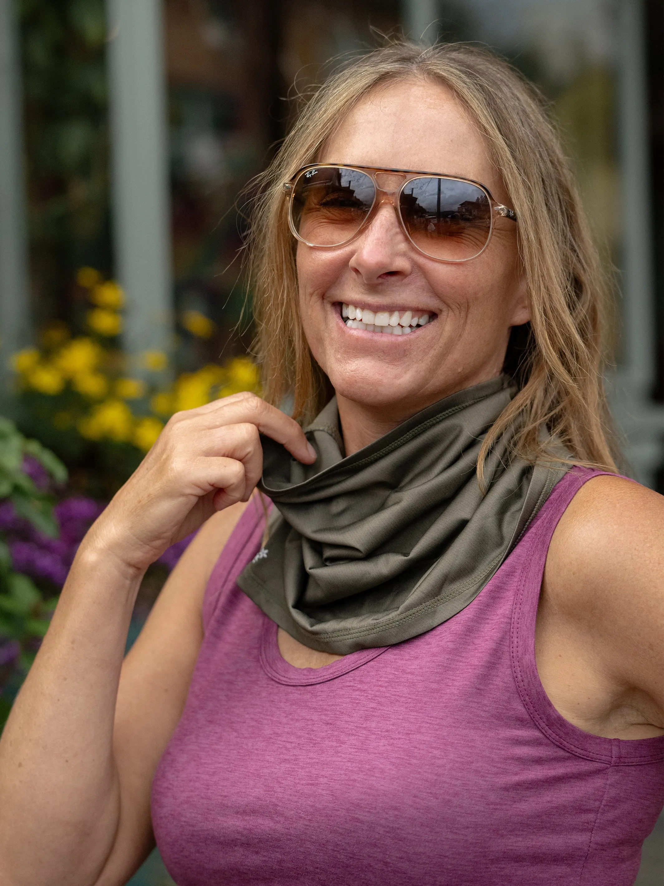 Khaki Olive | Sun Scarf