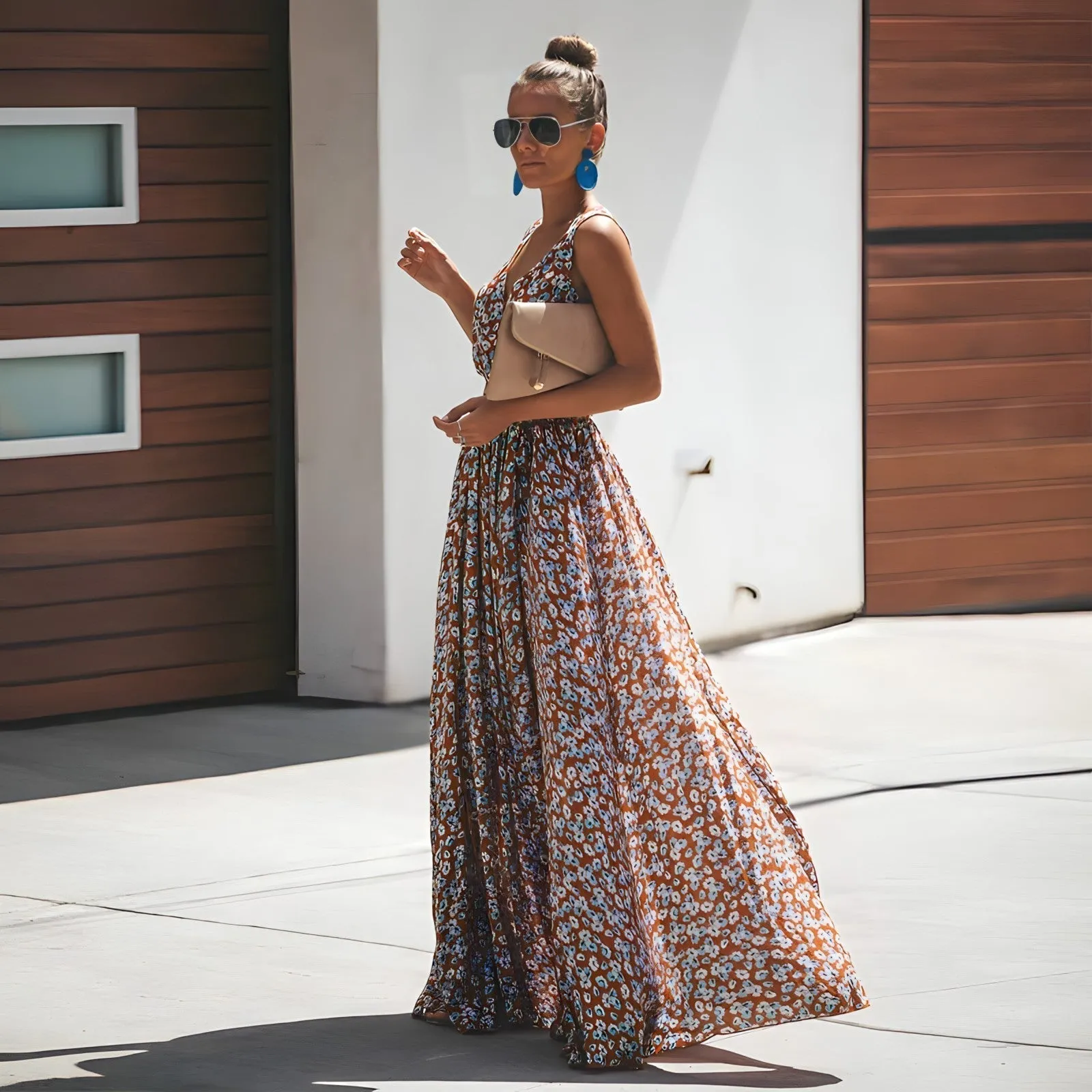 Kimberly® | Bohemian Chic Lange Dress