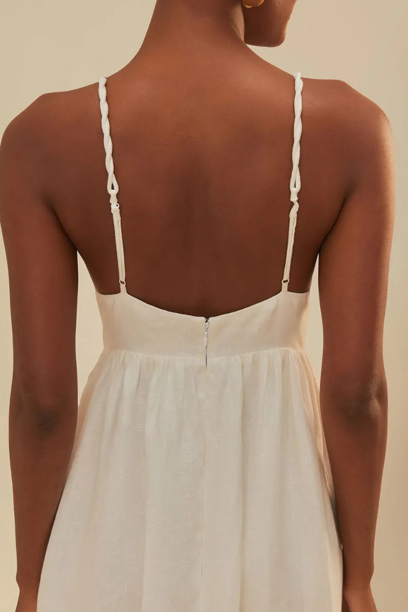 Laura | Spaghetti Coconut Tree Maxi Dress