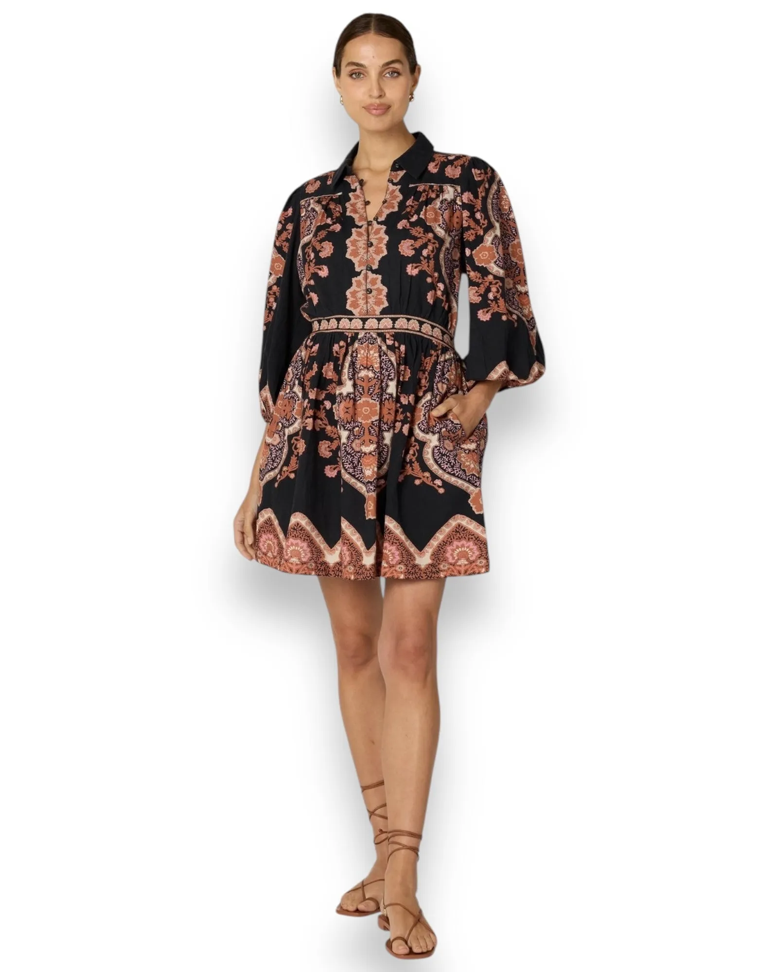 Leigh Mini Dress | Dark Lagos
