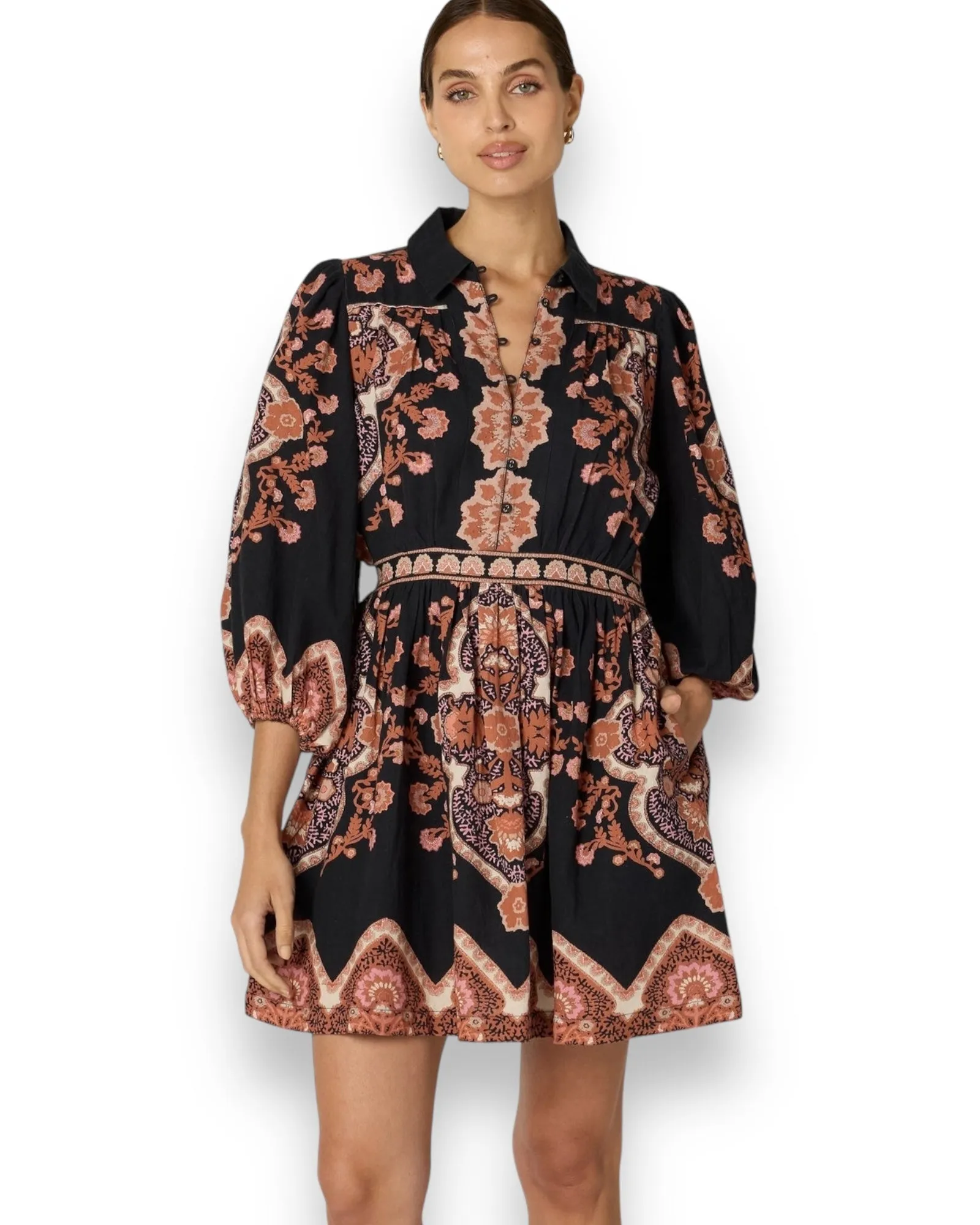 Leigh Mini Dress | Dark Lagos