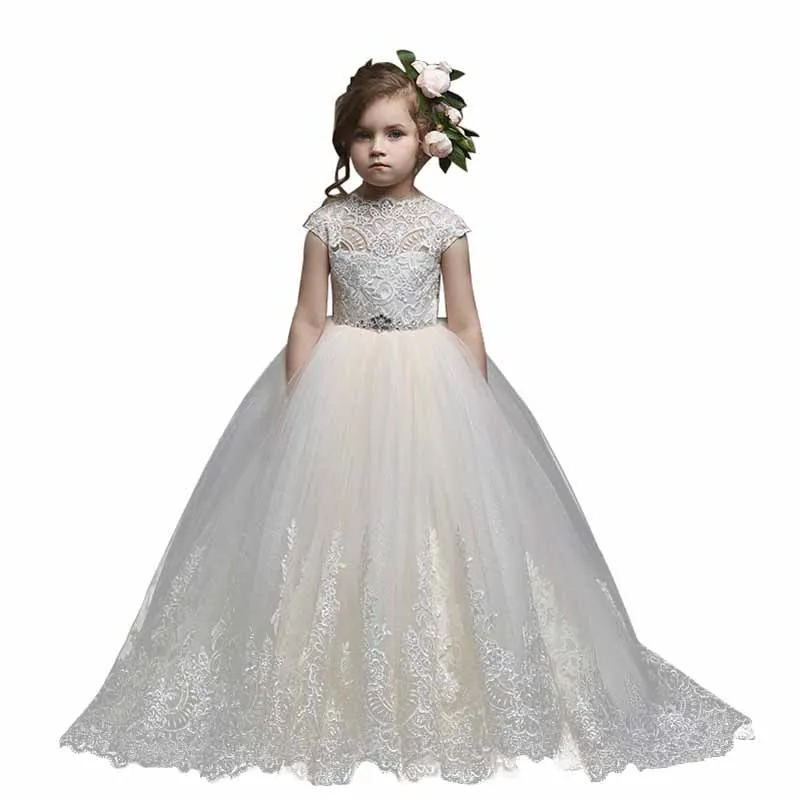 Little Princess Flower Girl Dresses Stunning Lace Dress Bohemian Girls Prom Dress