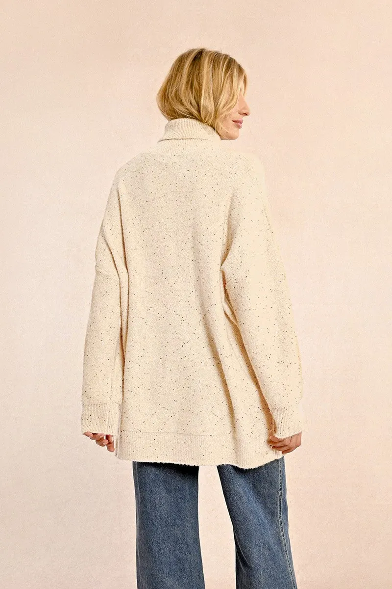 LOOSE SEQUINNED SWEATER