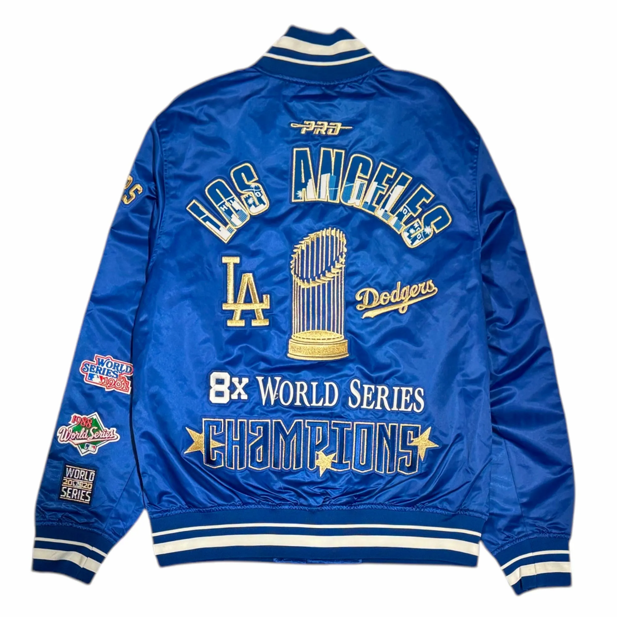 Los Angeles Dodgers 2024 World Series Champion Pro Standard Lightweight Satin Jacket - Royal