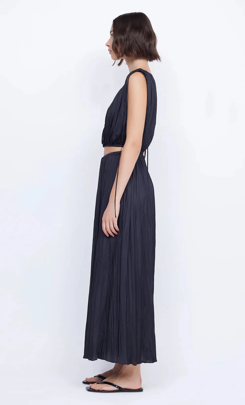Louann Wrap Top - Black
