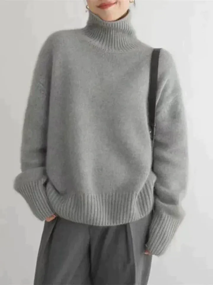 Lumière cashmere turtleneck