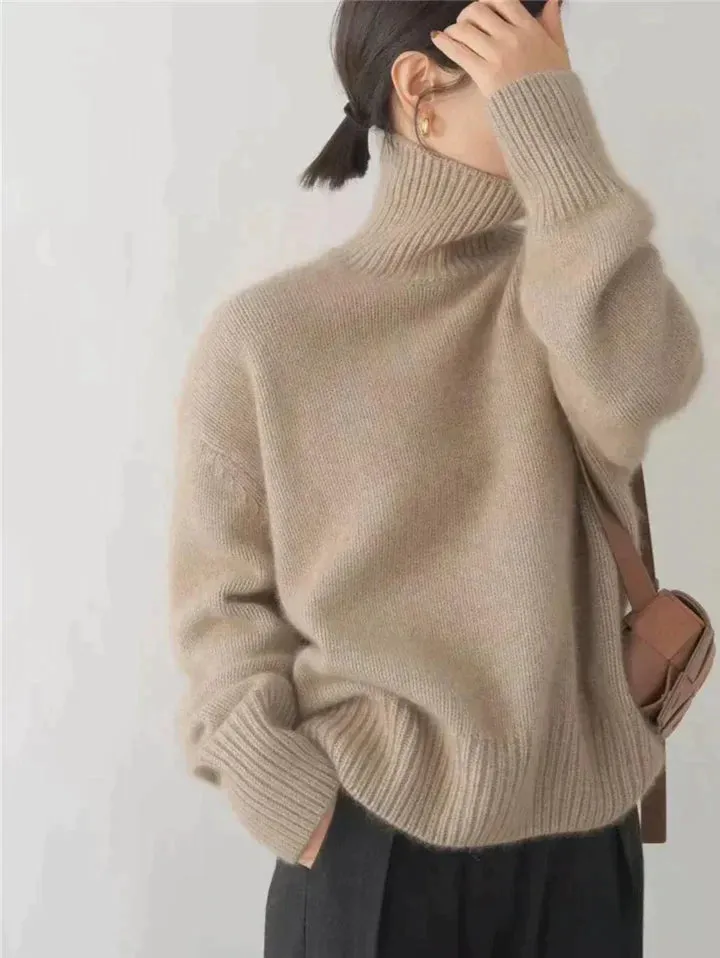 Lumière cashmere turtleneck