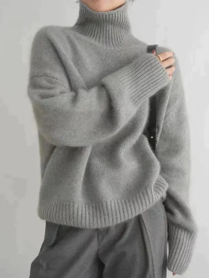 Lumière cashmere turtleneck