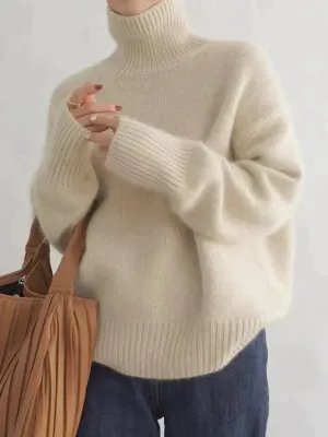 Lumière cashmere turtleneck