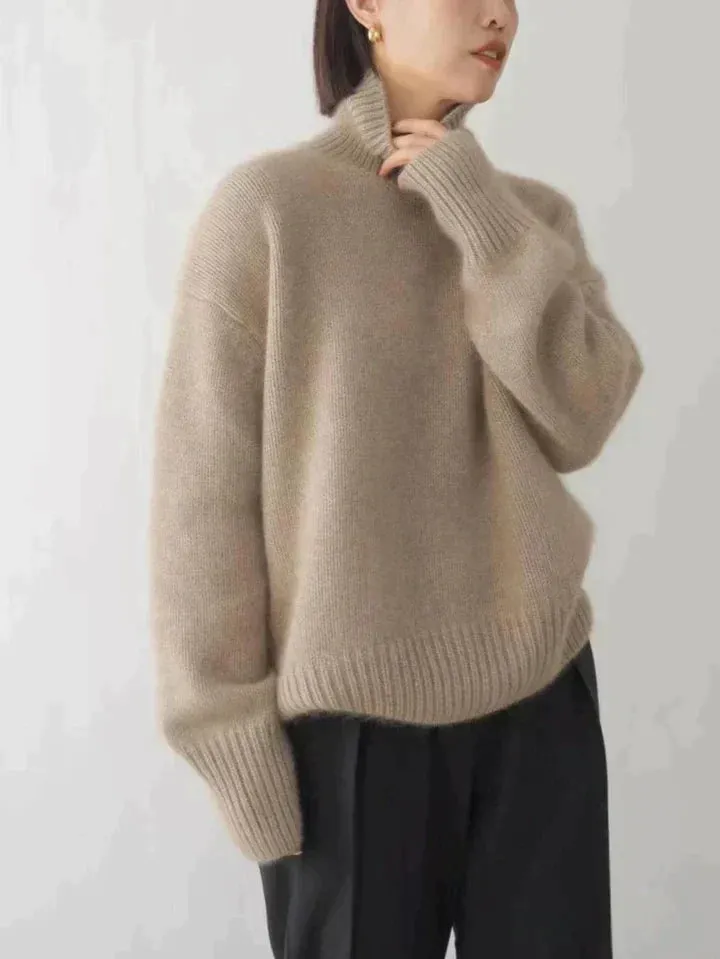 Lumière cashmere turtleneck