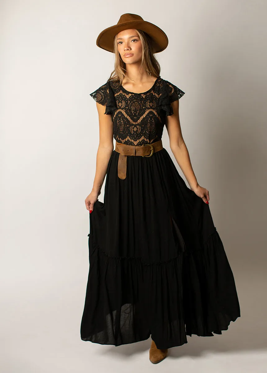 Macienne Dress in Black