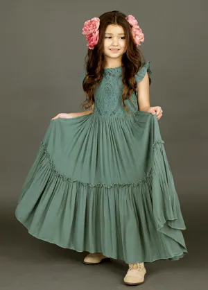 Macy Dress in Beach Sage