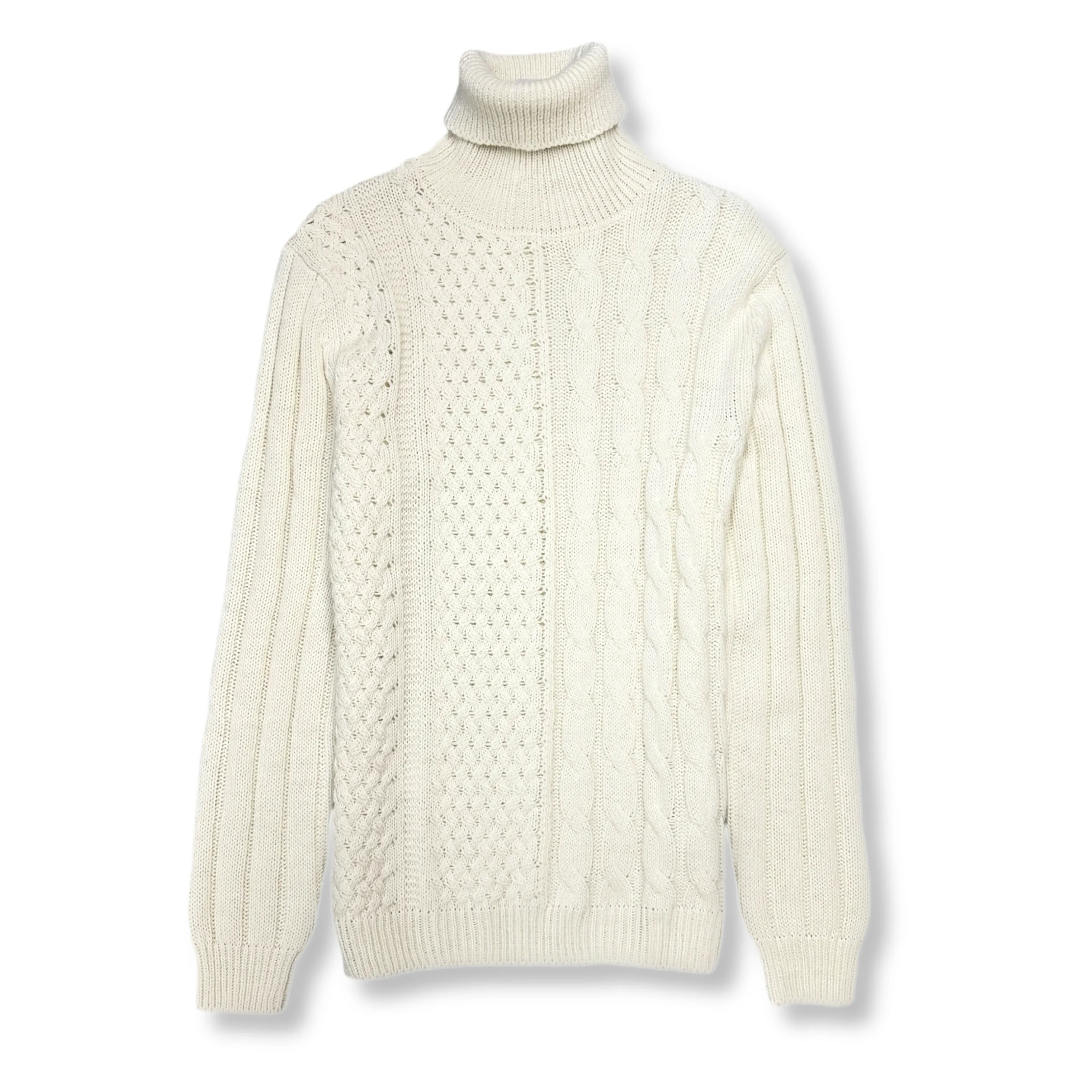 Maglia Cable Knit Turtleneck Sweater