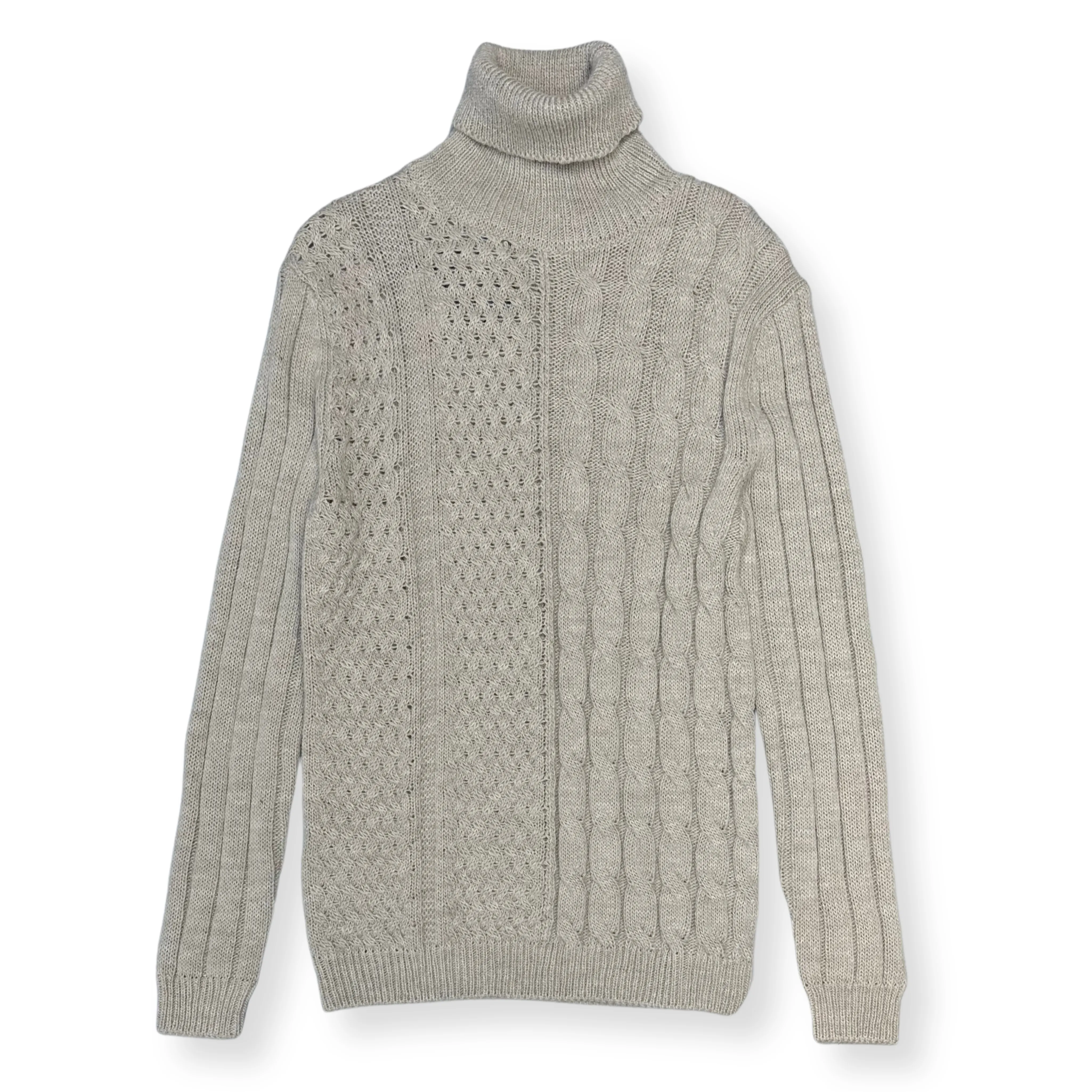 Maglia Cable Knit Turtleneck Sweater