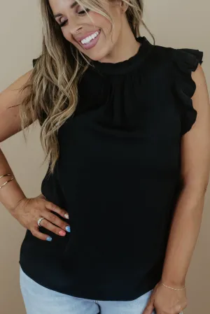 Make It Count Blouse , Black