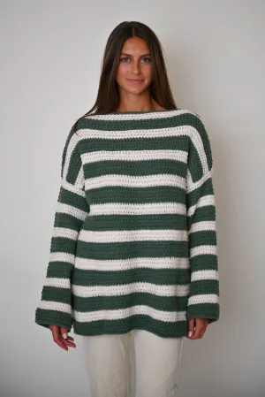 Malena | Striped Pullover Sweater