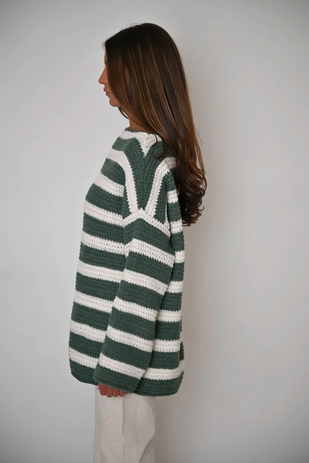 Malena | Striped Pullover Sweater