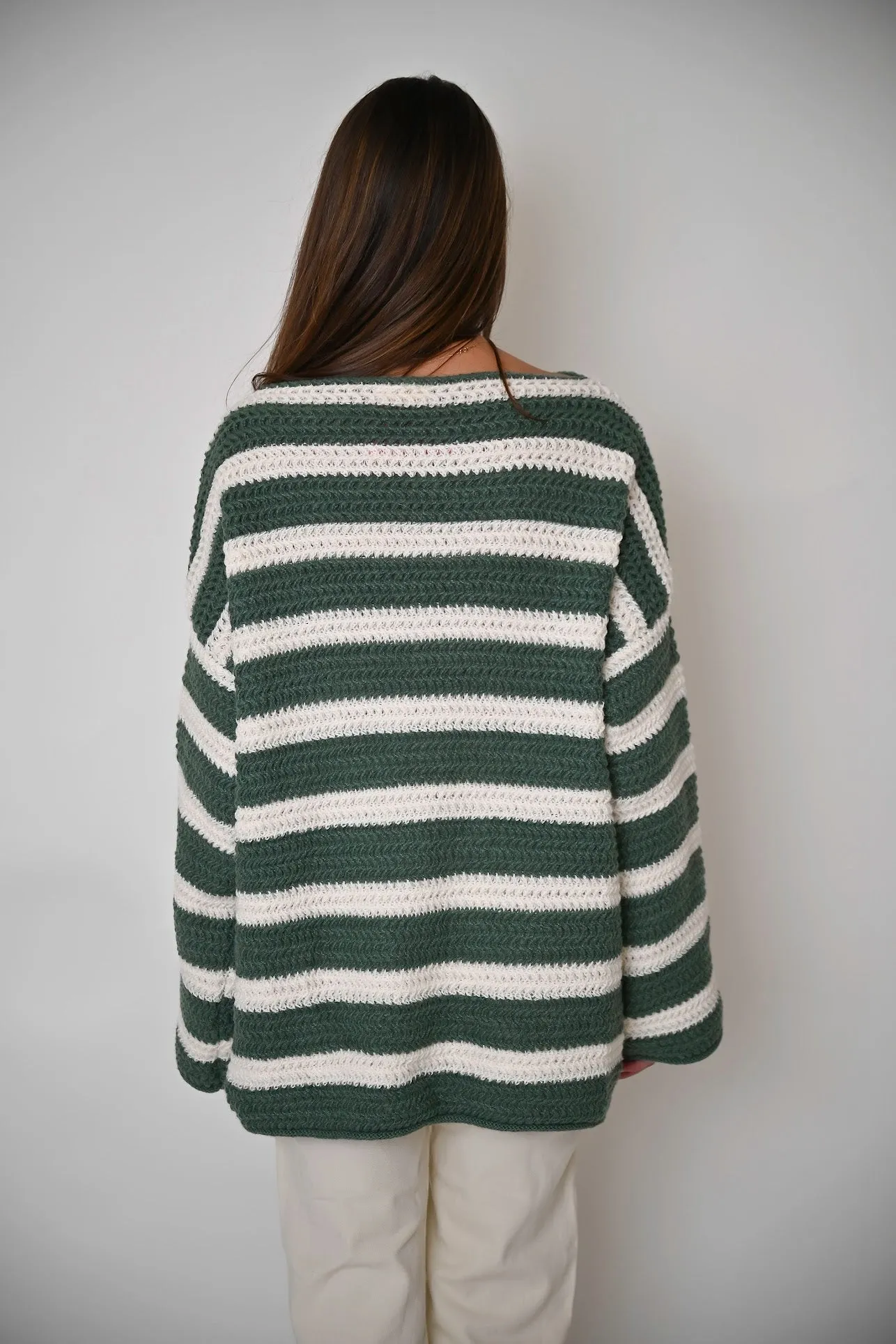 Malena | Striped Pullover Sweater