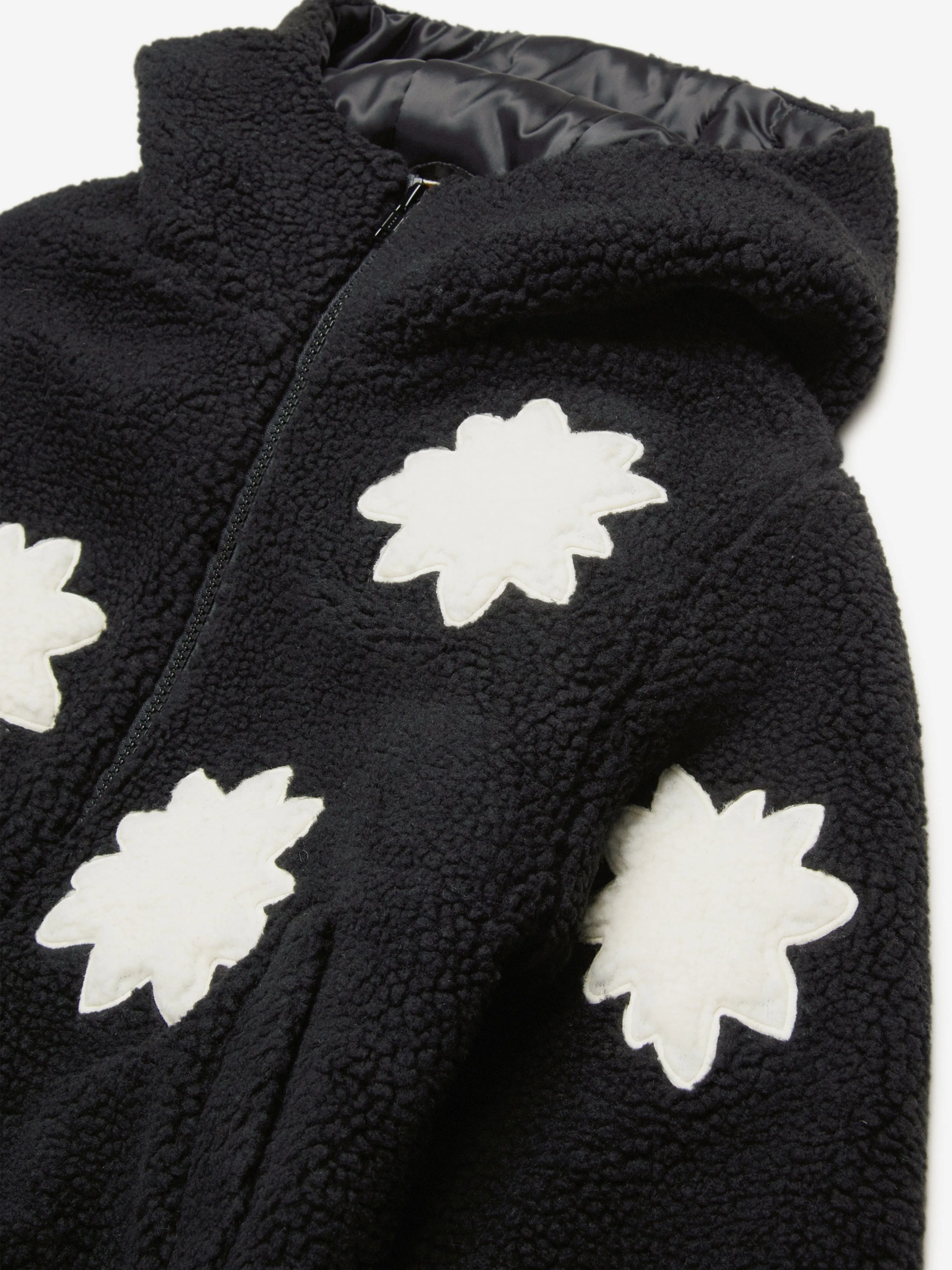 MARNI Girls Zip Up Jacket in Black