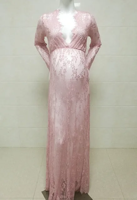 Maternity Lace Gown