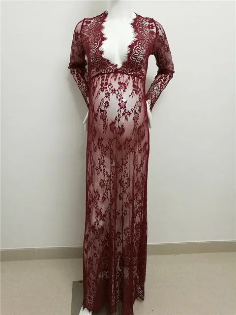 Maternity Lace Gown