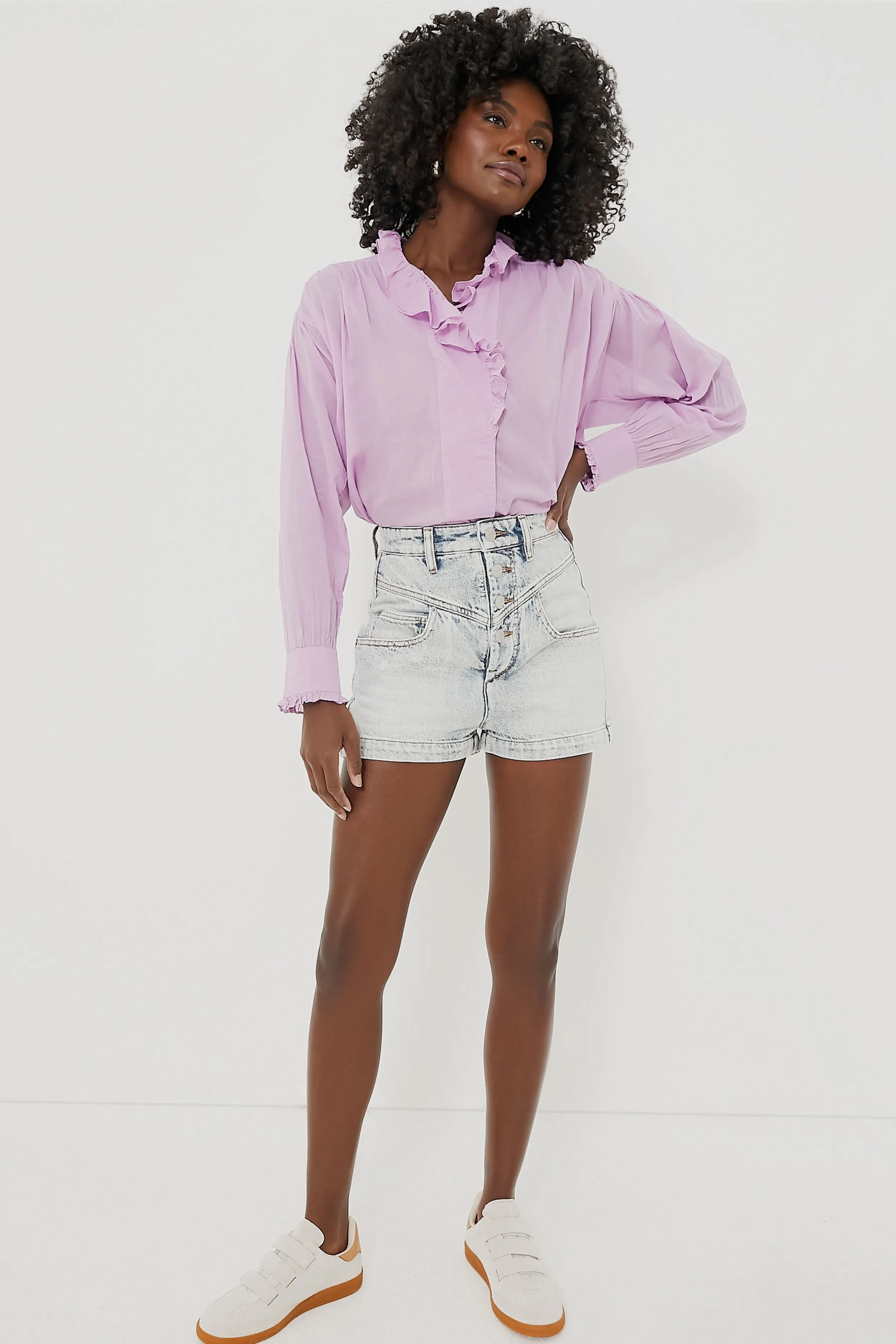 Mauve Pamias Blouse