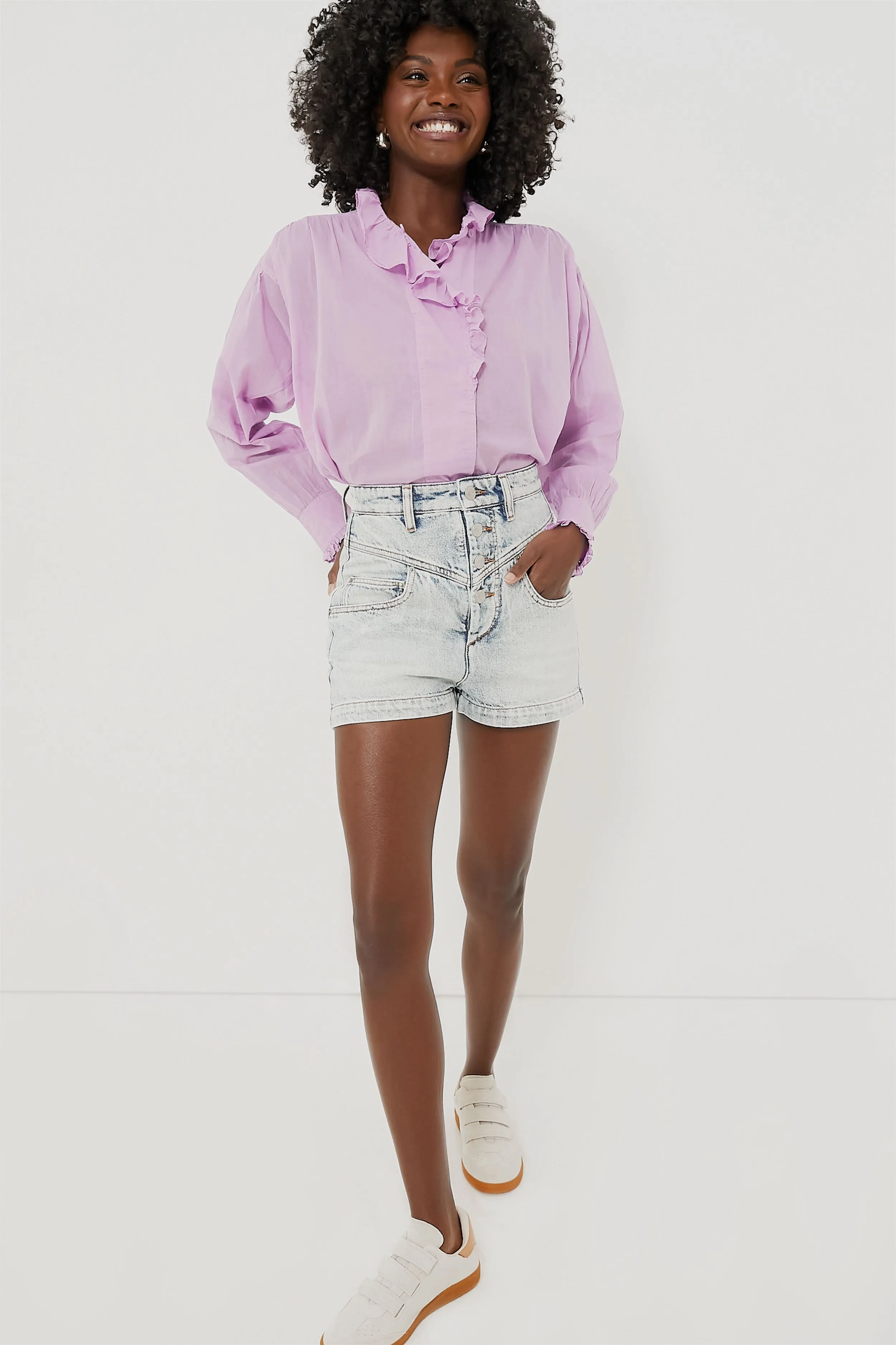 Mauve Pamias Blouse
