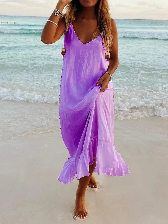 Mauvy - Bohemian Navy Dress