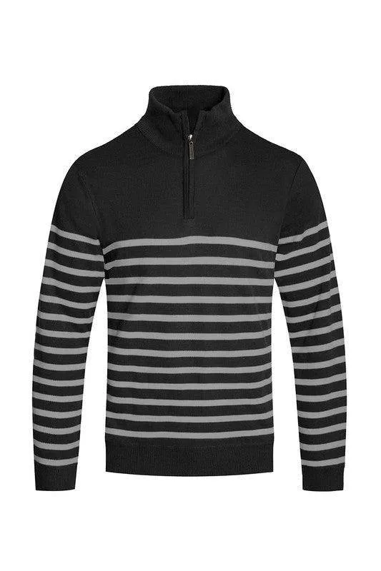 Mens Pullover Sweaters Quarter Zip