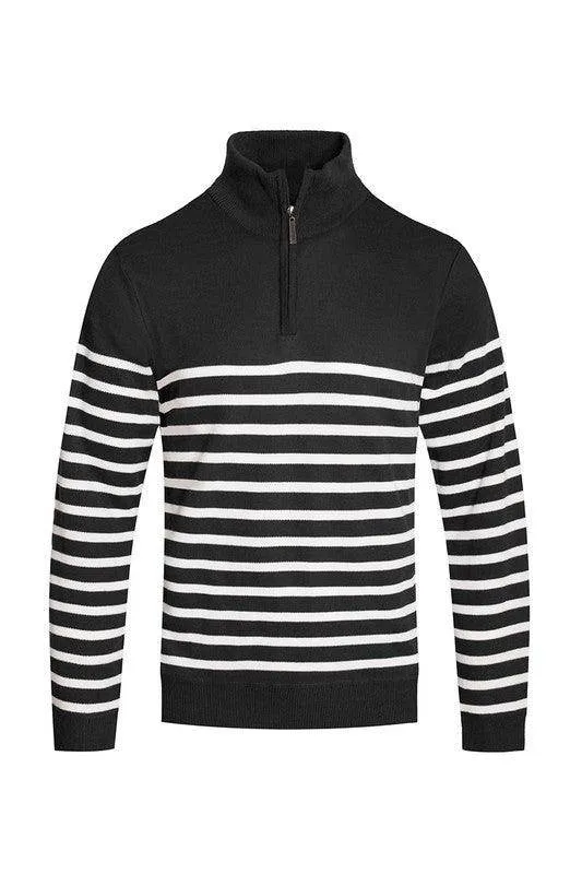 Mens Pullover Sweaters Quarter Zip