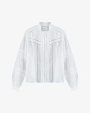 metina cotton voile top