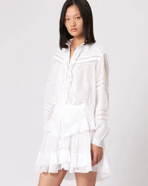 metina cotton voile top