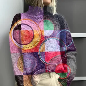 Mila | Colourful Knitted Turtleneck