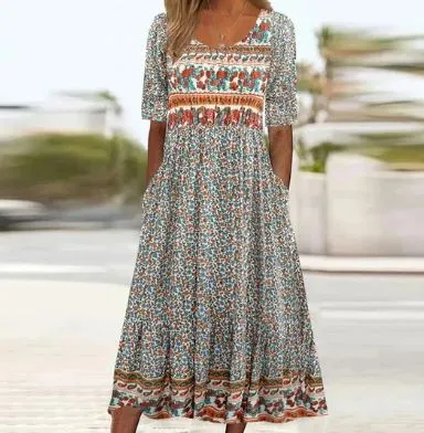Milanie - bohemian dress