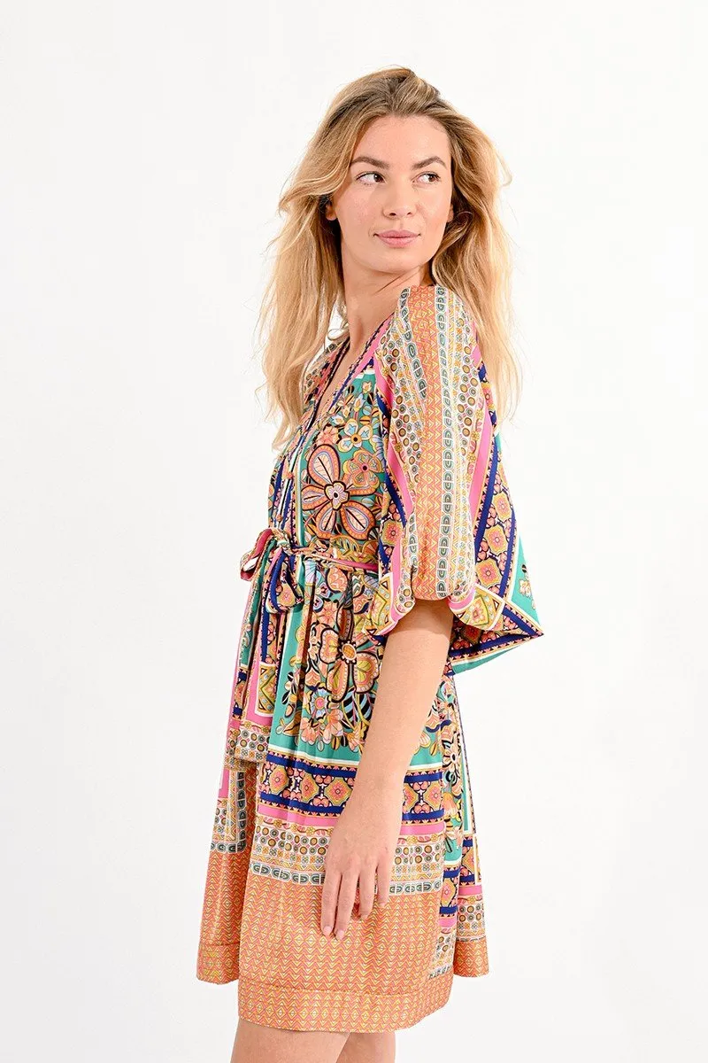MINI BELTED SHIRT DRESS