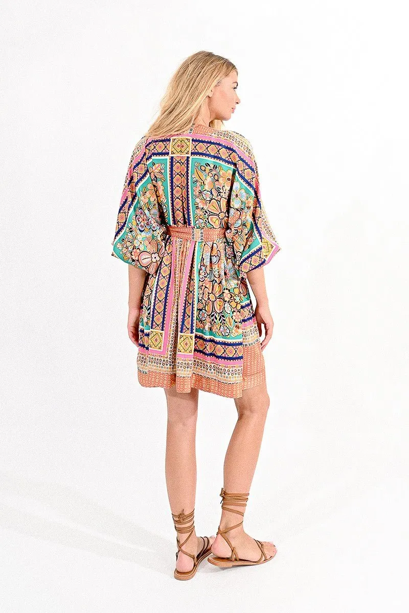 MINI BELTED SHIRT DRESS