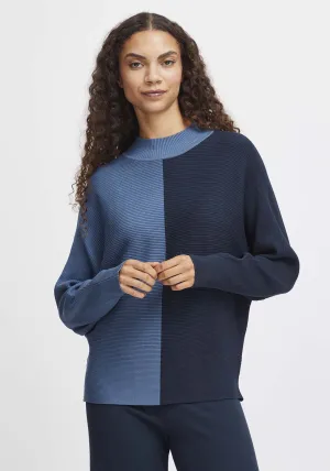 Mmorla Rib Jumper - Blue