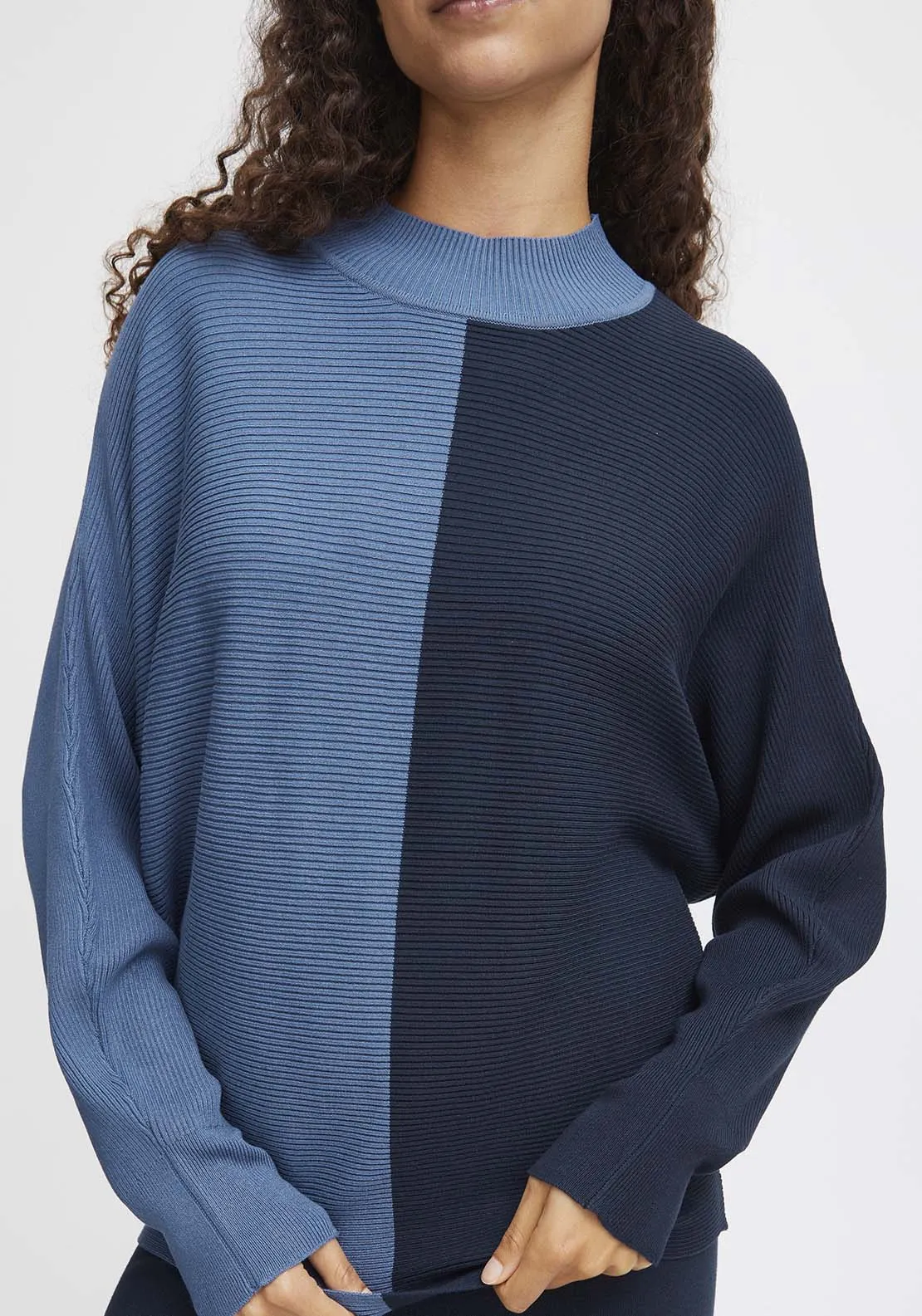 Mmorla Rib Jumper - Blue