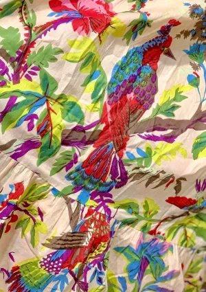 Momposina Pink Floral Raven Dress
