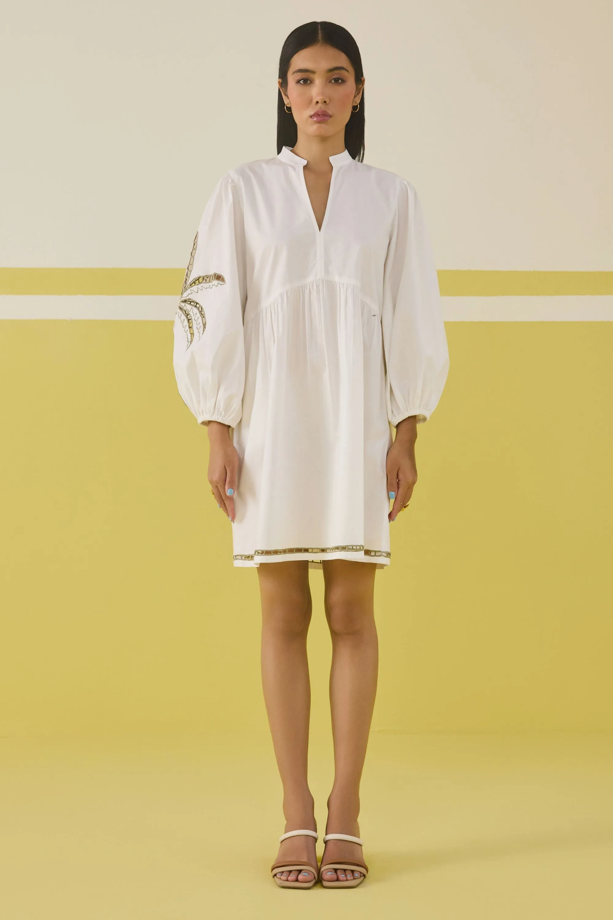 Morning Palm Organic Cotton Dress