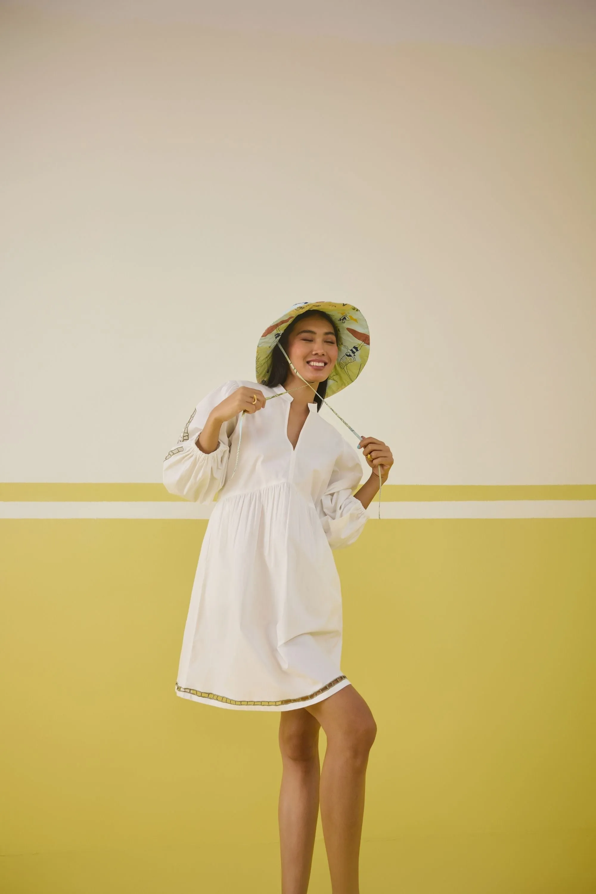 Morning Palm Organic Cotton Dress