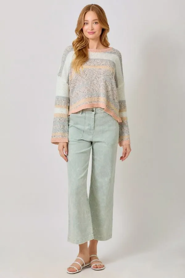 Multicolored Striped Sweater