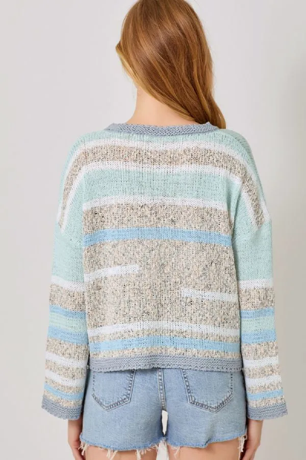 Multicolored Striped Sweater