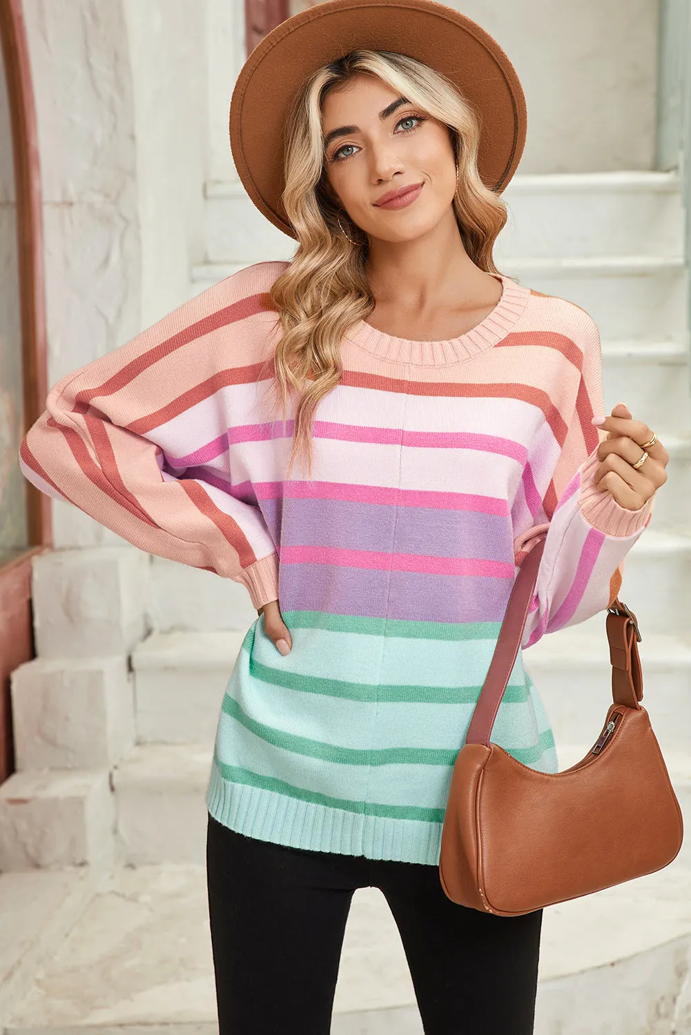 Multicolour Striped Sweater