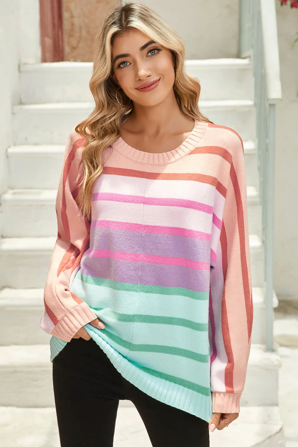 Multicolour Striped Sweater