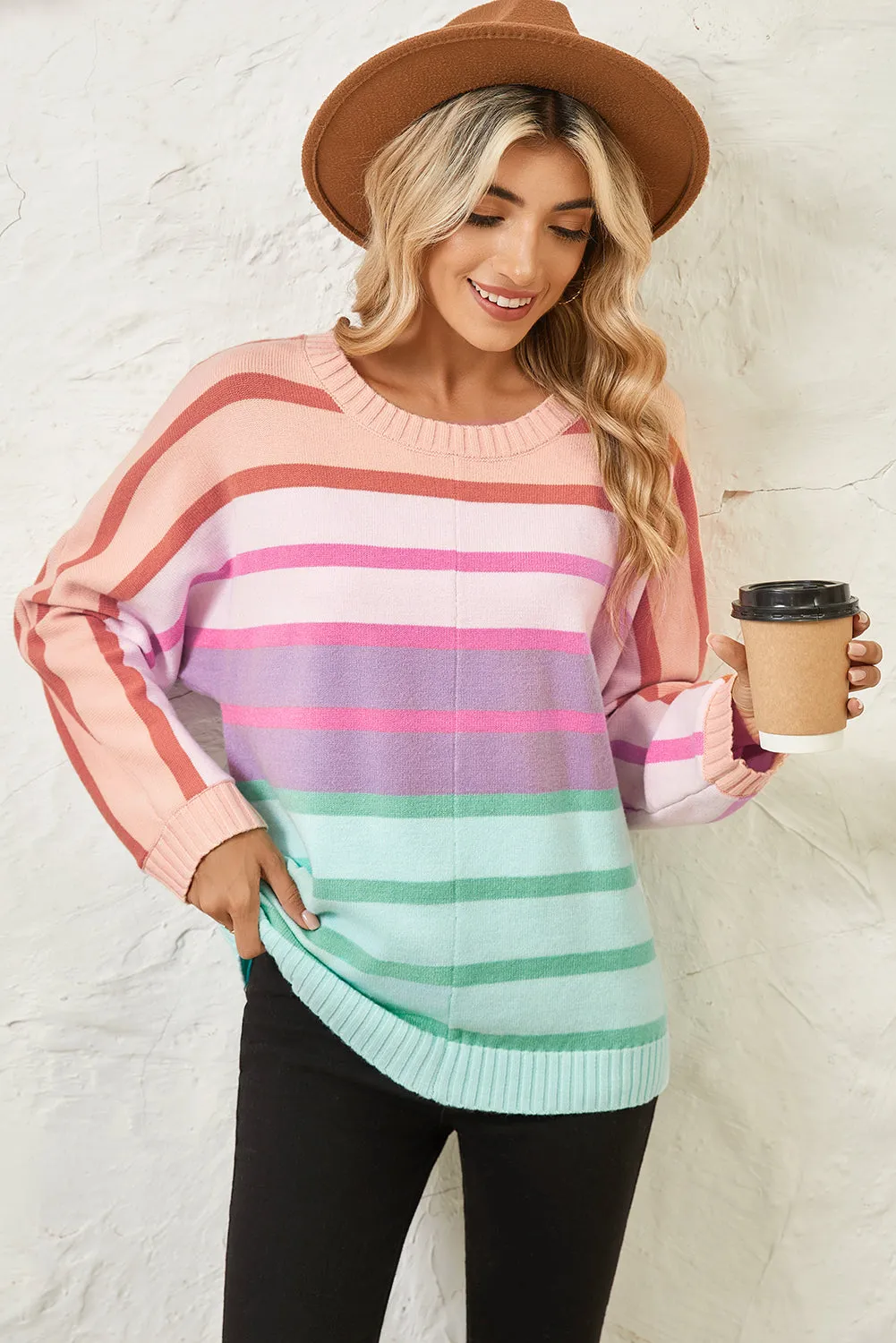 Multicolour Striped Sweater