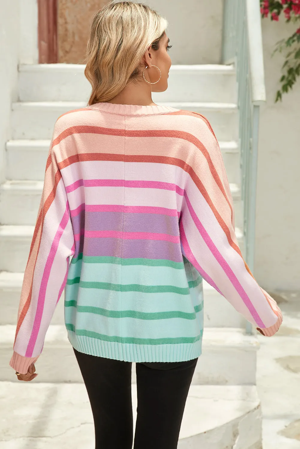 Multicolour Striped Sweater